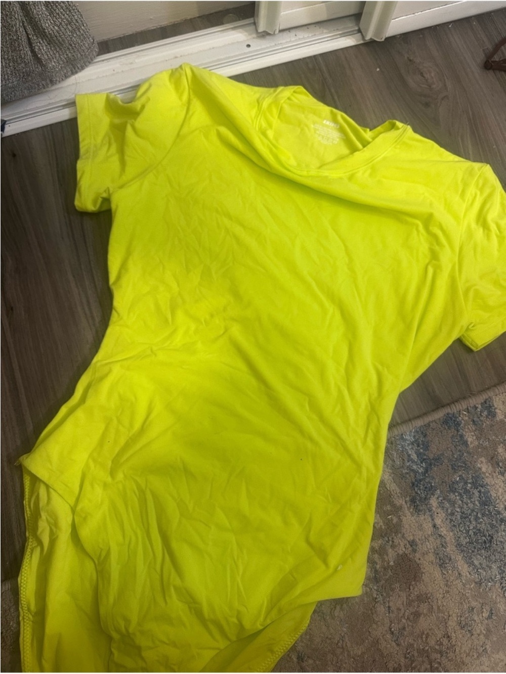 SKIMS Neon Daffodil Short Sleeve Top